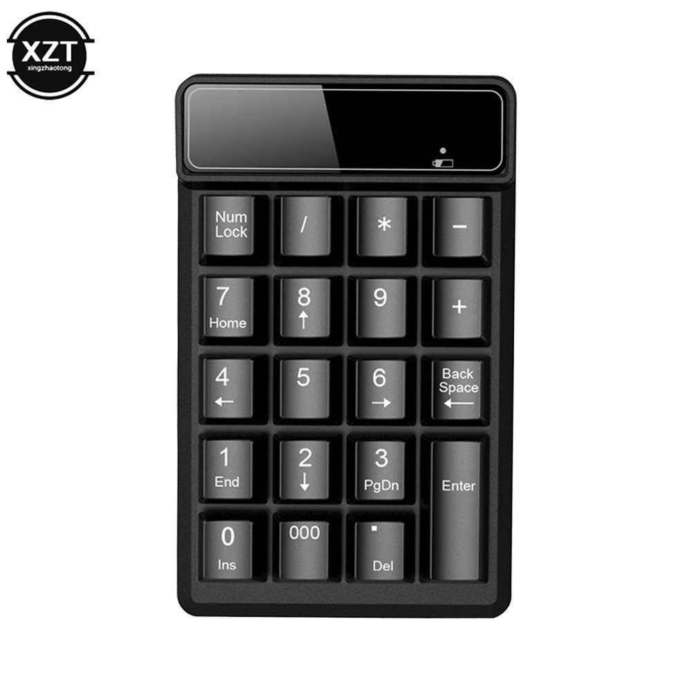 Bluetooth Wireless Numeric Keyboard 19 keys Mechanical Mini Digital Keypad For Laptop Notebook PC Rechargeable Number Key-board: Default Title
