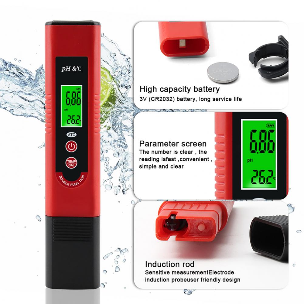 Useful PH Meter Protective Cover Convenient to Read Plastic Practical Water Tester