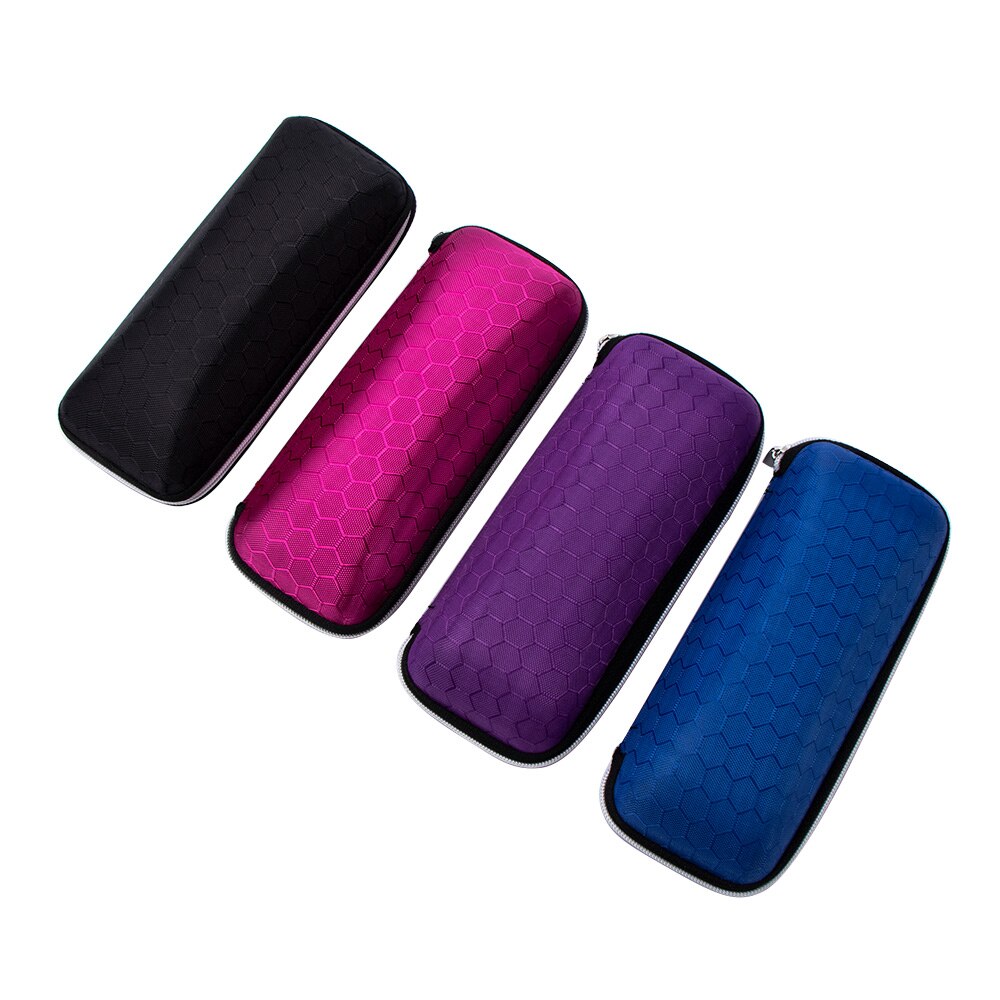 1 Stck EVA Waben aufbringen Bunte Abdeckung Tragbare Sonnenbrillen fallen Schlüsselband Reißverschluss unisex Brillen Taschen Brillen Zubehör