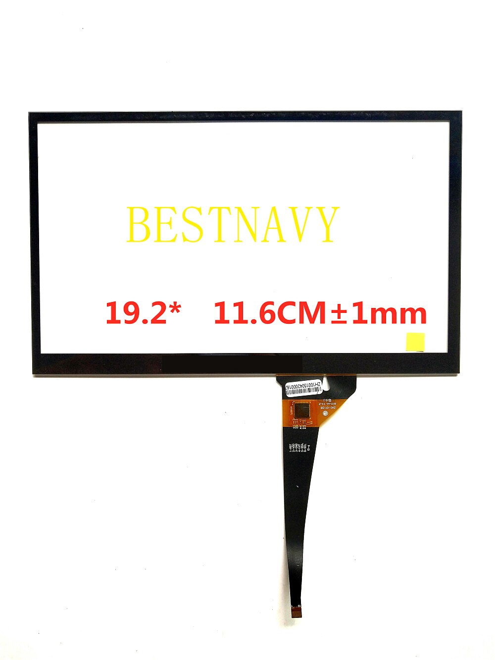 Il trasporto libero nuovo Originale 8 pollici 10pin Capacitivo dello schermo di tocco di 192x116 cm zhc-0354B per auto dvd gps di tocco schermo