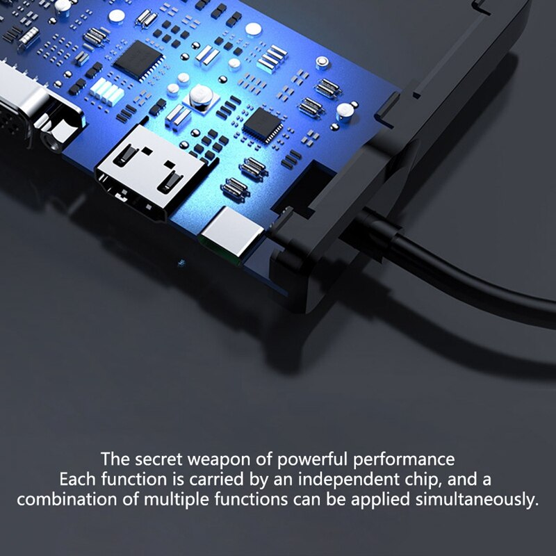 USB C centro, 14 in 1 Multifunzionale Tipo-C attracco stazione Gigabit Scheda di Rete per PC Del computer Portatile