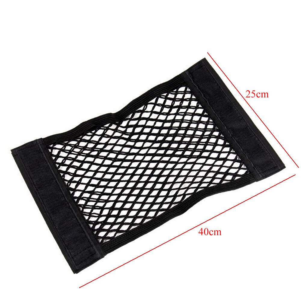Car Auto Back Rear Trunk Seat Elastic String Net Mesh Storage Bag Pocket Cage
