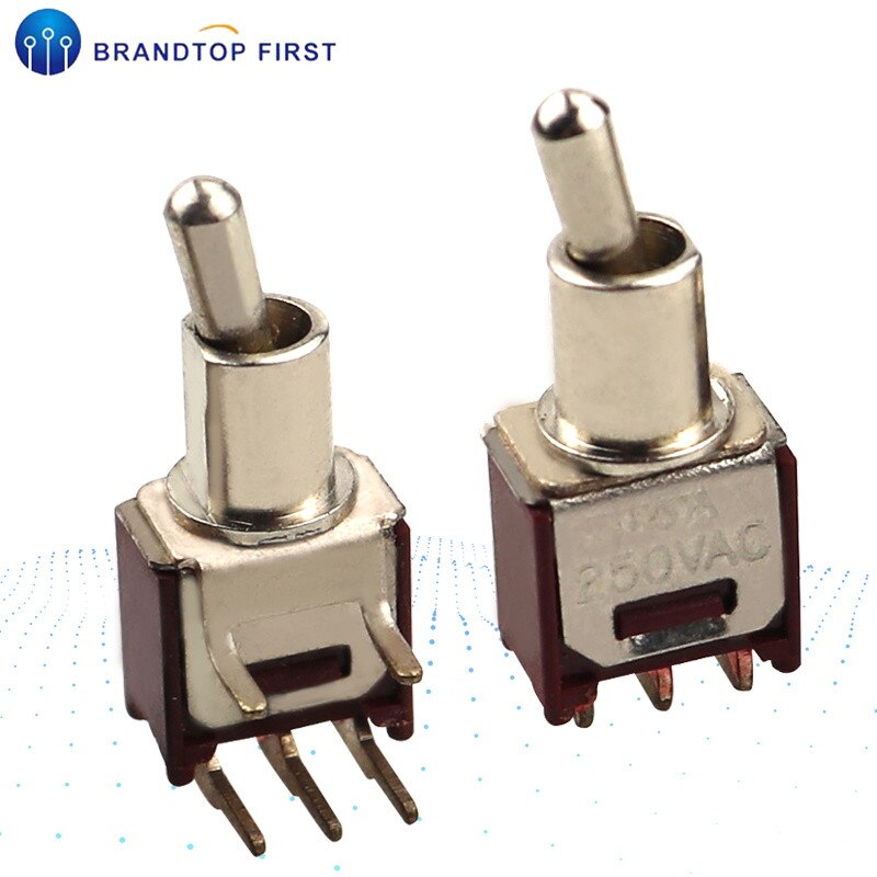 Mini Interruptor De Palanca Spdt De 3 Pines, Ángulo Recto Mini Interruptor De Palanca Spdt De 3 Pines, Ángulo Recto