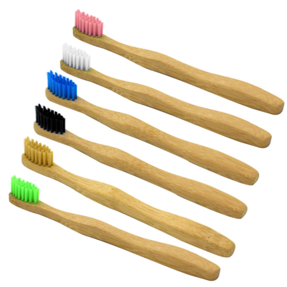 Brosse à dents en bambou pour enfants, hygiène buccale à domicile, sécurité, manuel biodégradable, voyage pour enfants, Anti doux