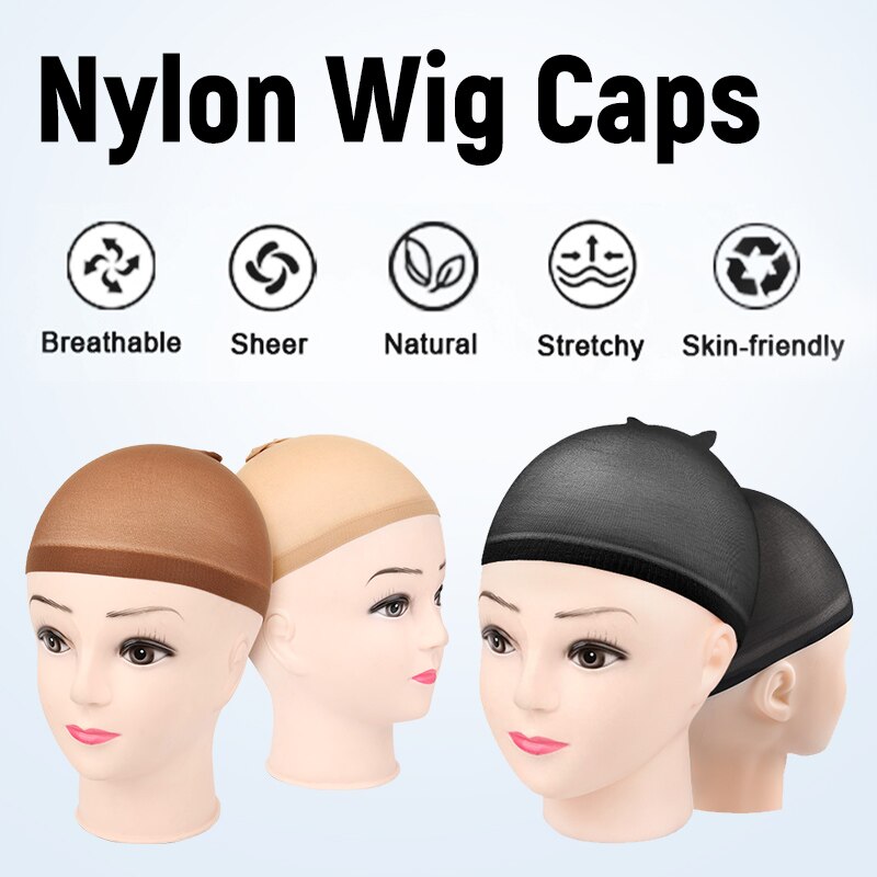 Bandeau de perruque antidérapant pour hommes et femmes, réglable, en Silicone Transparent, Frontal Sport + bonnet en Nylon extensible