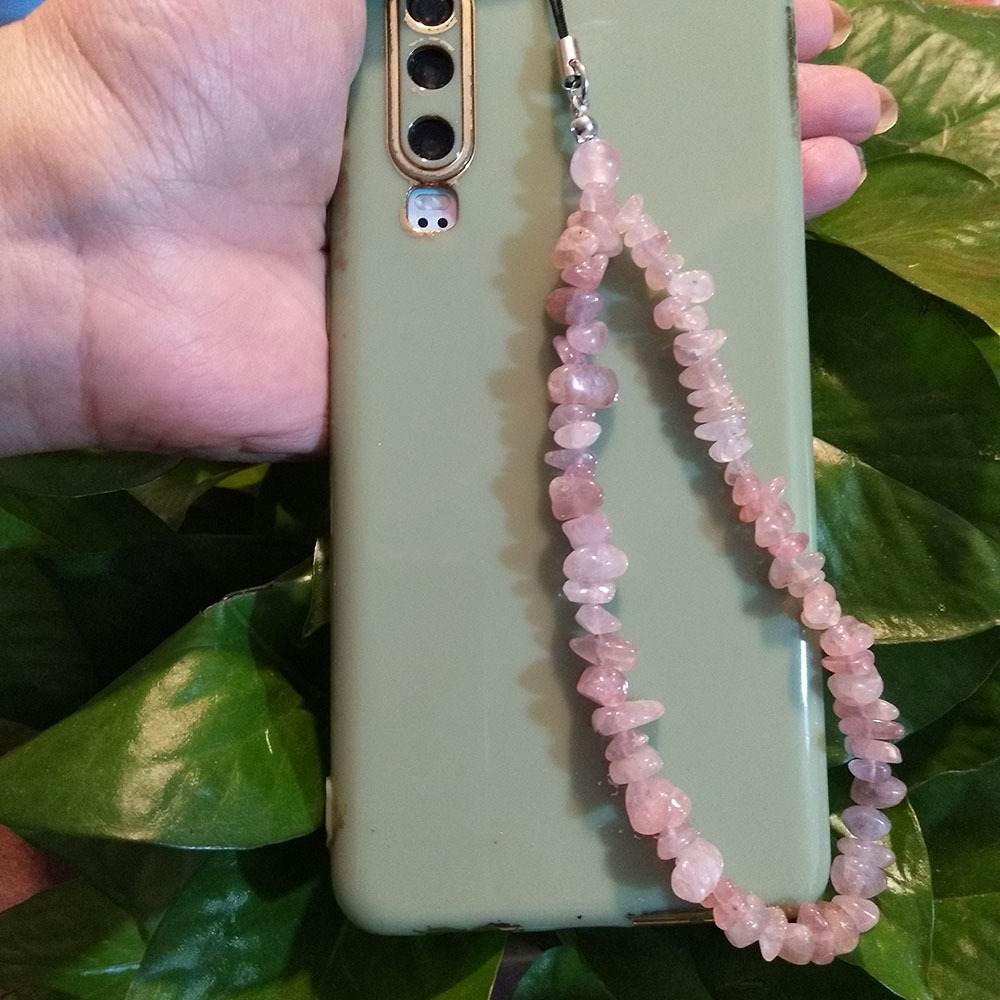 Trendy Stone Pearl Beads Mobile Phone Chain For Women Girls Cellphone Strap Anti-lost Lanyard Hanging Cord Jewelry: H
