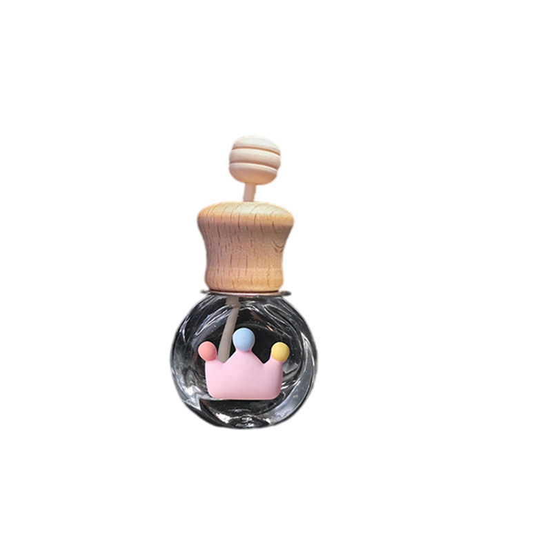 Bouteille de parfum de voiture vide en verre, désodorisant de voiture mignon, Clip de parfum, sortie d&#39;air, diffuseur d&#39;huiles essentielles d&#39;aromathérapie: H03