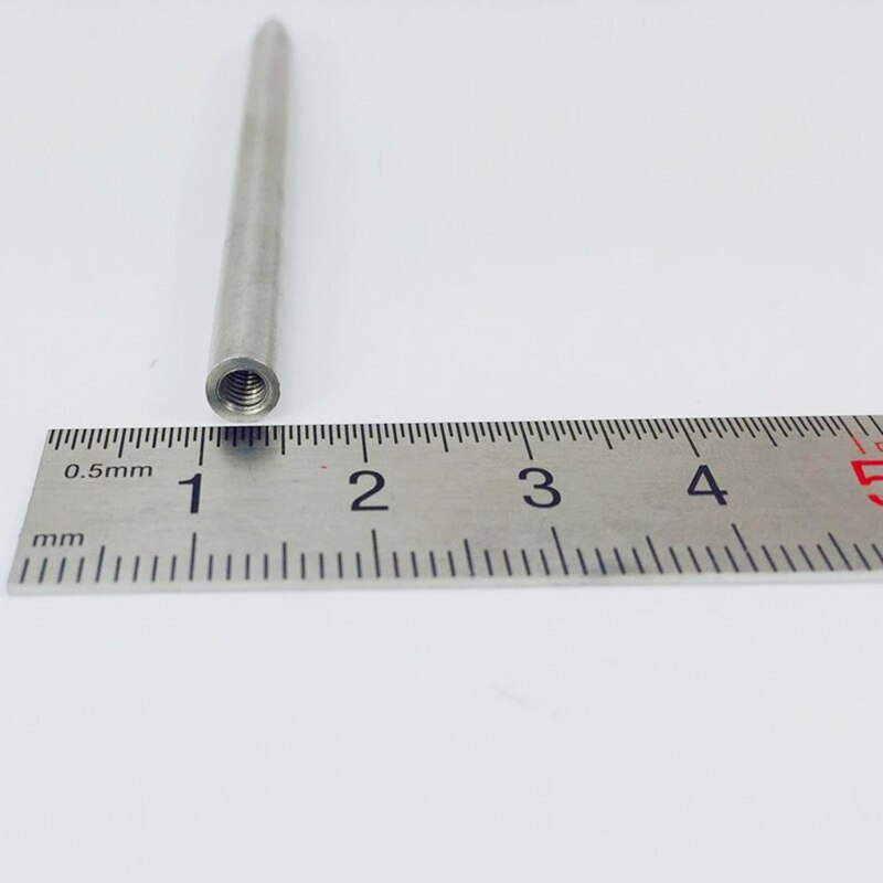 78*5mm paracord nål i stål med skruegevind akseltip stiching nål fid til strikning af pracord armbånds tilbehør