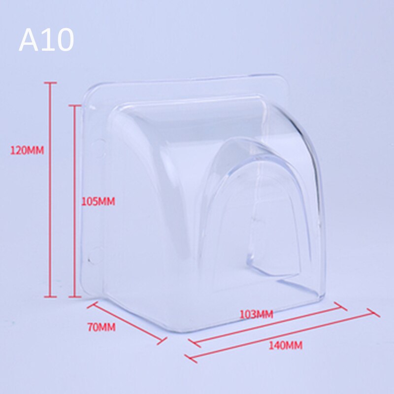 HFSECURITY 115*120*180 mm Waterproof Rain Cover for Door Access Control Reader Rain Shield for Card Reader Fingerprint Reader: Cover A10