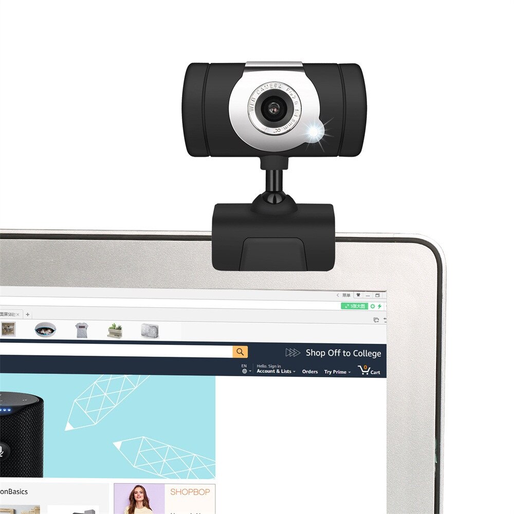 HD Webcam with Microphone Clip-on Video Meeting Telecamera PC Camera USB Web Cam For Computer for Laptop Kamera Internetowa