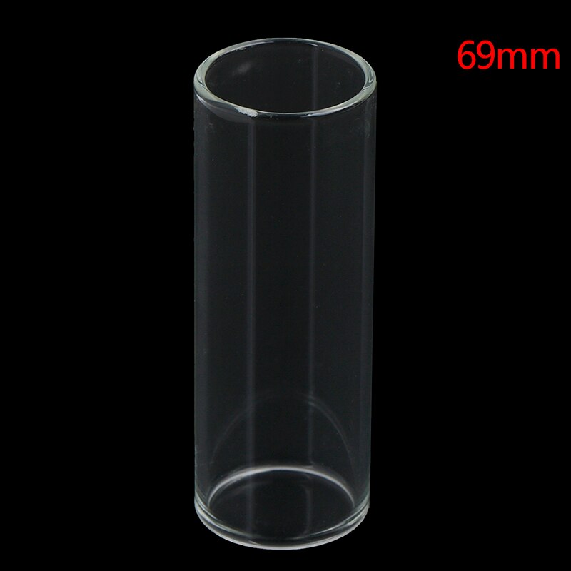 28/69mm guitar slide dedo slider guitarra elétrica corrediça tubo de vidro dedo proteger junta acessórios: 69