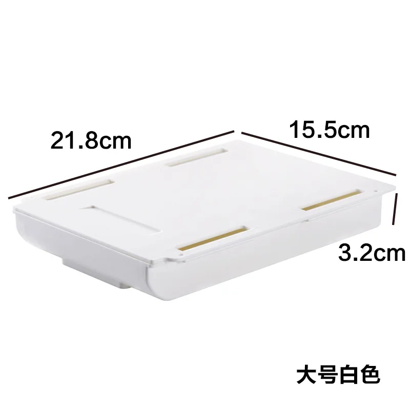 selbst Stock Bleistift ablage Schreibtisch Tisch Aufbewahrung schublade Organizer Kasten unter Schreibtisch stehen selbst klebende Lagerung unter der Schublade: Gold