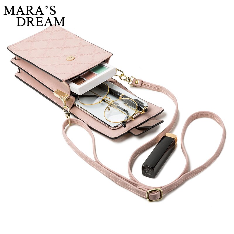 Mara &#39;S Droom Verkoop Mobiele Telefoon Zakken Opening Crossbody Tassen Vrouwen Mini Pu Lederen Schouder Tas Voor Meisjes