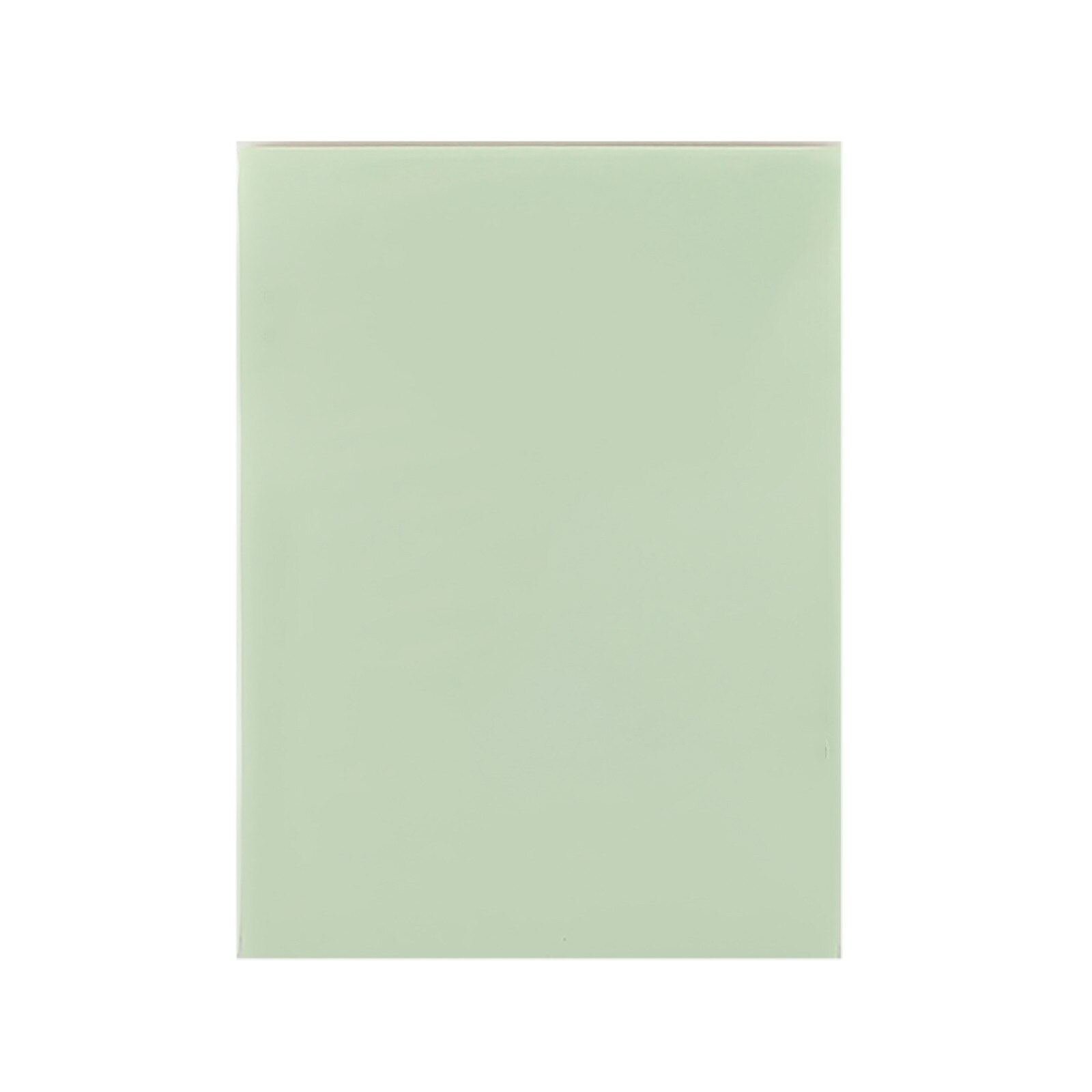 50pcs Transparent Sticky Note Pads Colorful Waterproof Self-Adhesive Sheets Notepad School Office Supplies Stationery 70x95mm: Green