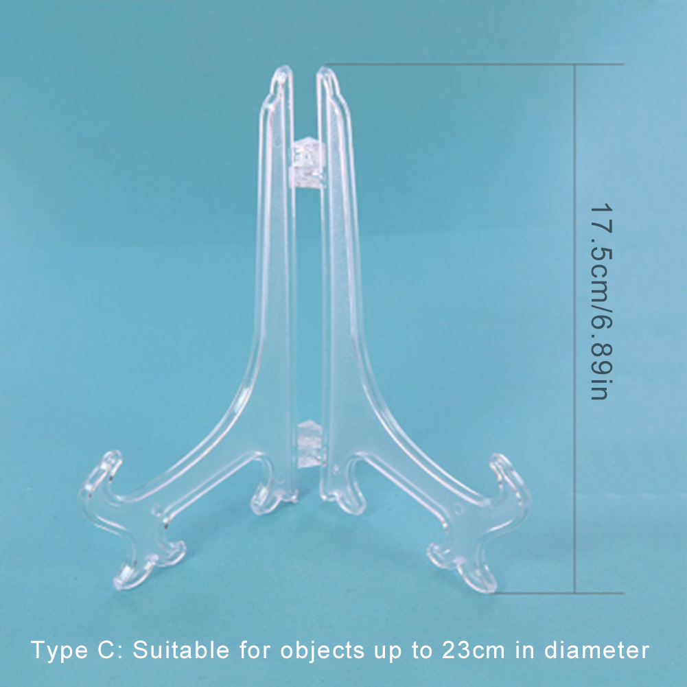 Portable Easels Plate Holders Display Stand Stander Picture Frame Photo Tools Display Rack Crystal Photo Frame Stand Home Decor