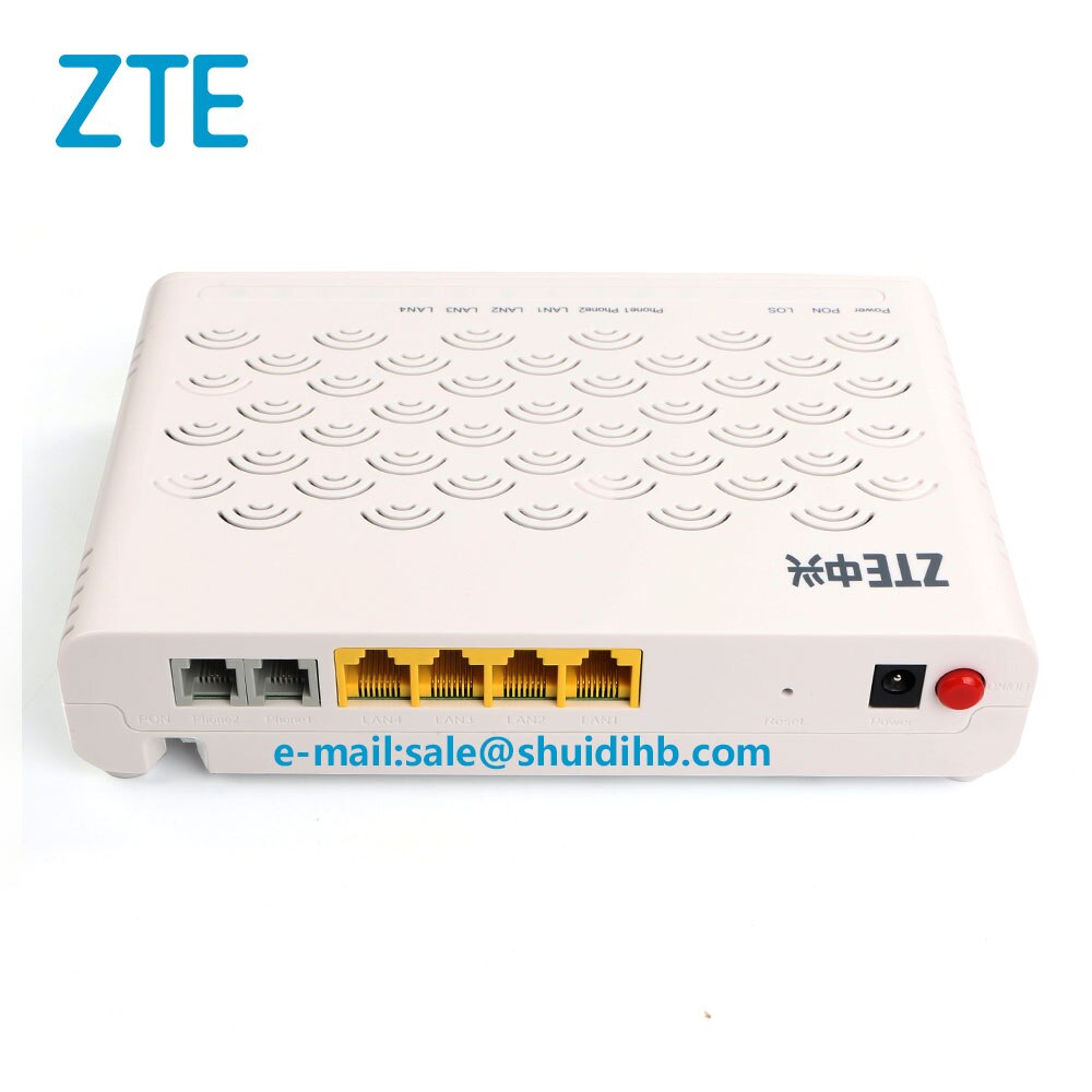 ZTE F620 V5 GPON red óptica UU con 4 LAN + 2 ollas de voz módem óptico Gigabit WiFi módem de red óptica