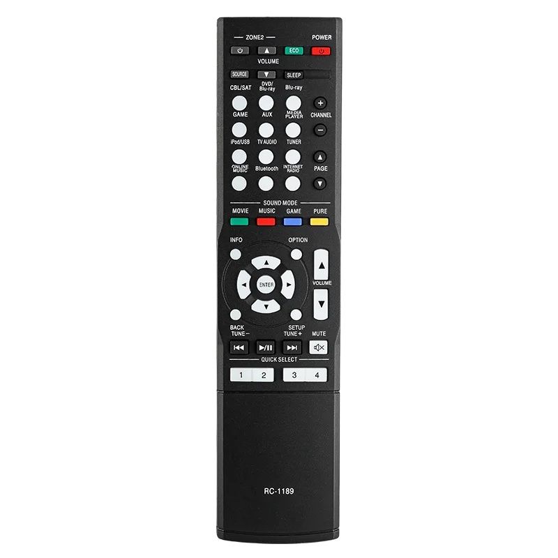 RC-1189 pour remplacement de télécommande Denon, pour récepteur AV Denon AVR-S720W AVR-S700W AVR-S710W AVR-X520BT AVR-S510BT