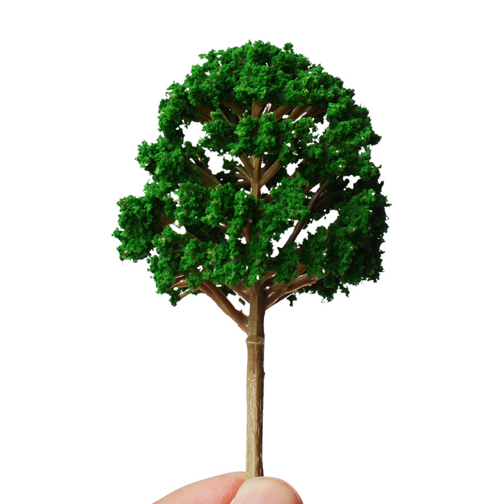 20pcs Artificial Plant Scenery Building Landscape Sand Table Layout Simulation Model Tree Multiple Usage DIY Landscape Good