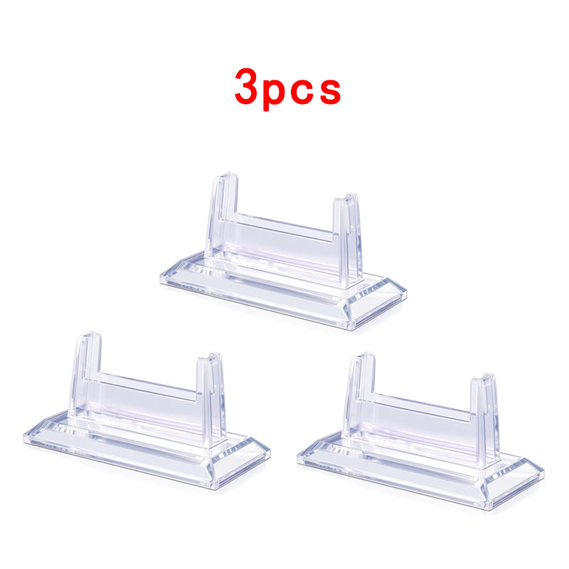 Set 35PT Kartenhalter, magnetisch, Acryl, Stützschutz, Hartplastikhüllen, Sammelvitrine, Baseball, Fußball, Sportkarten: Vier