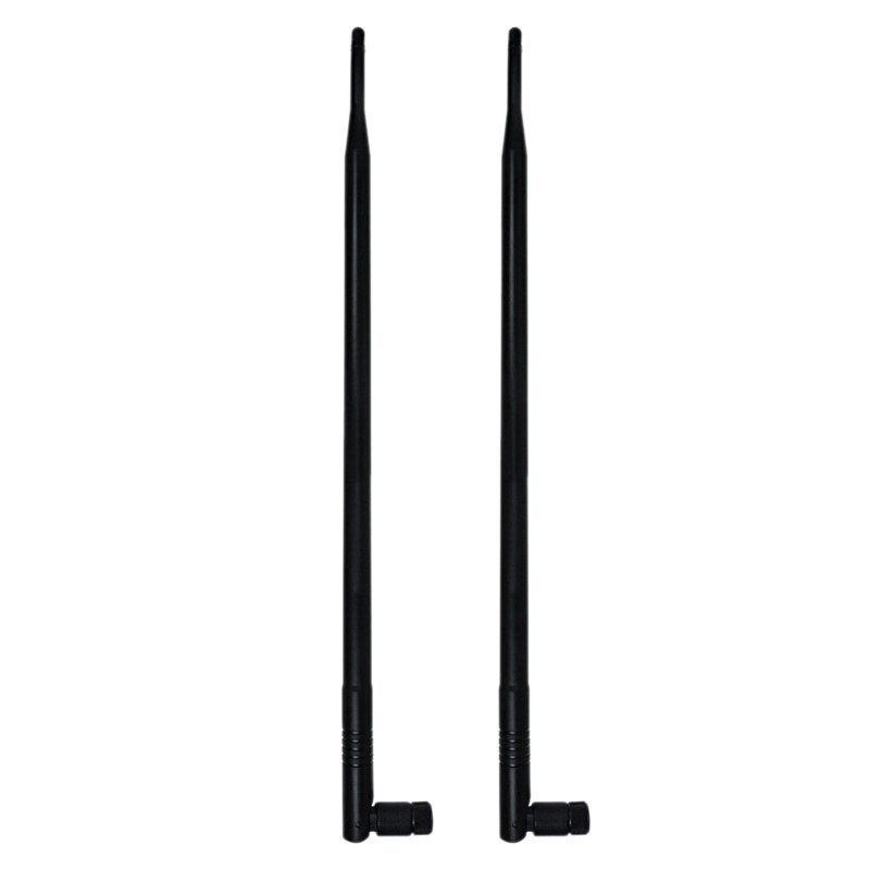 2PCS 6DBi RP-SMA 2.4GHz 5GHZ High Gain WiFi Router Antenna for Wireless IP Camera