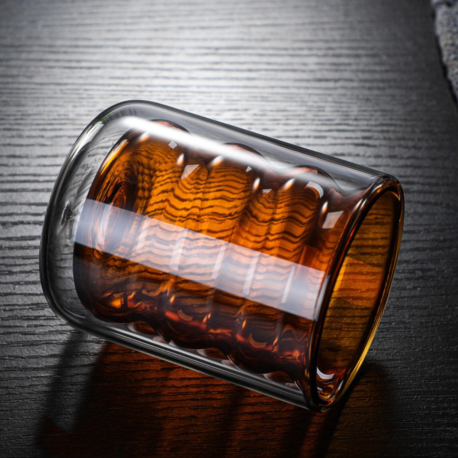 Tasse à café à Double paroi anti-brûlure, joli Mug en verre coloré de dessin animé, tasse à thé, à bouche ronde, de noël #40