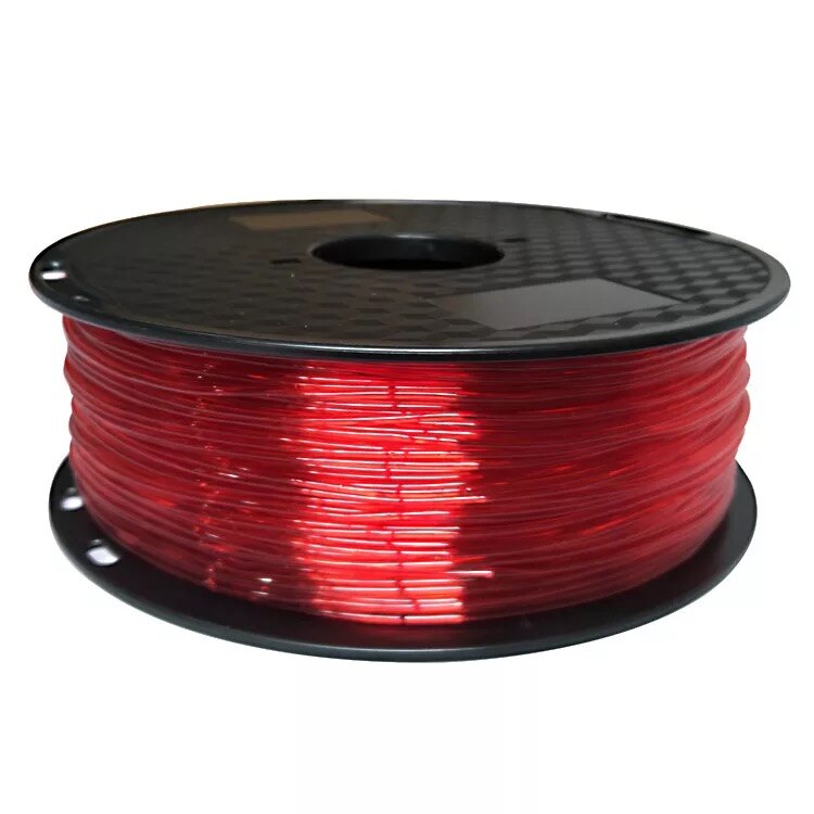 3D Drucker Filament 1,75mm 500G TPU flexibel Filament 85A 3D Kunststoff Druck Filament Druck Materialien Grau Schwarz verrotten lila: transparent rot