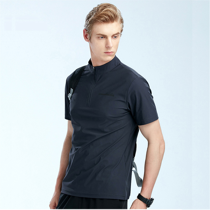 TECTOP Summer Outdoor Quick dry Clothes Anti-UV T-shirt Men Breathable Camping Outdoor Sports Brand Fishing Hiking T-shirt