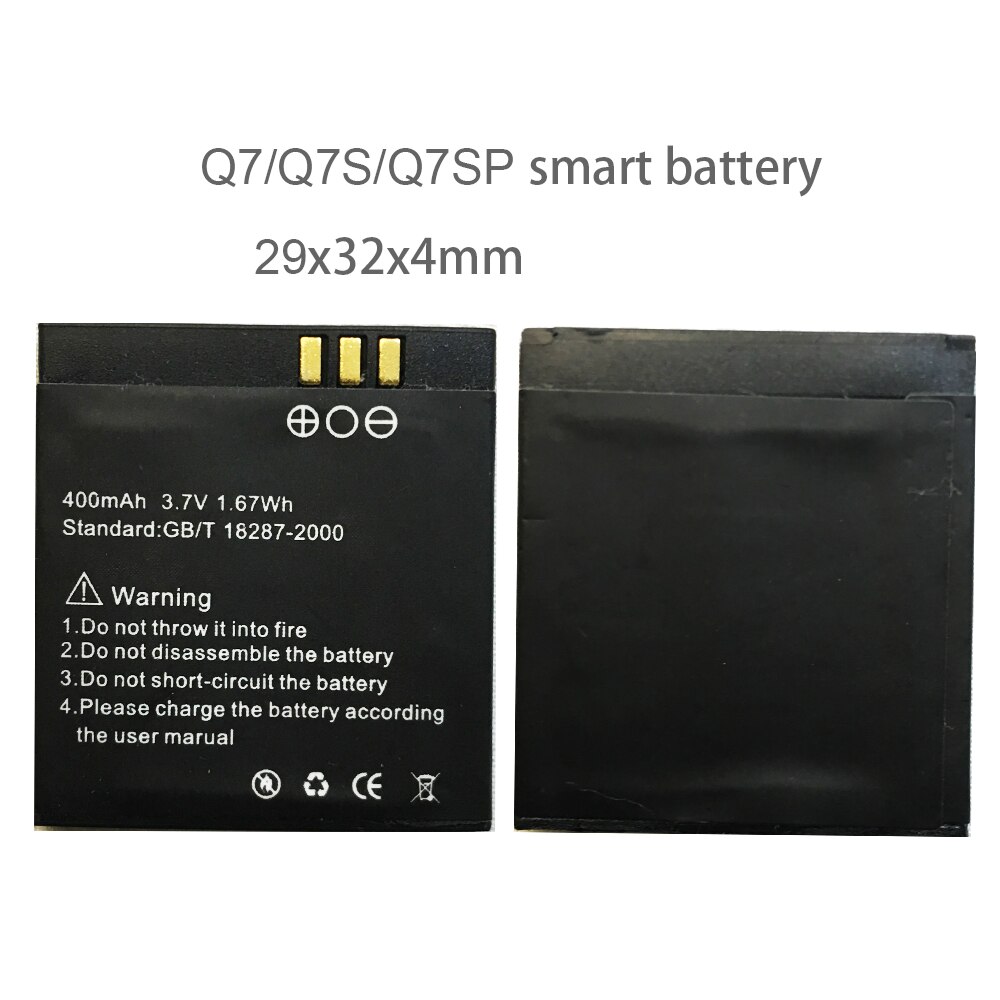 OCTelect 400mAh battery for Q7 Q7S Q7SP smart watch phone Q7 battery Q7S battery Q7SP battery