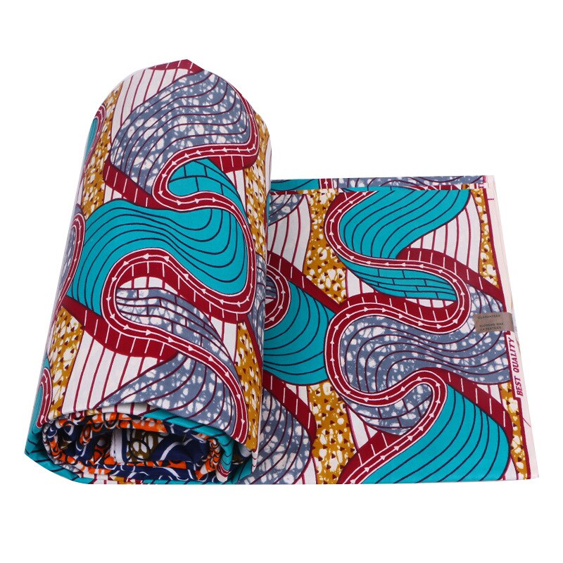 Afrikaanse Print Stof Veritable Ankara Real Garantie Real Wax 6Yards