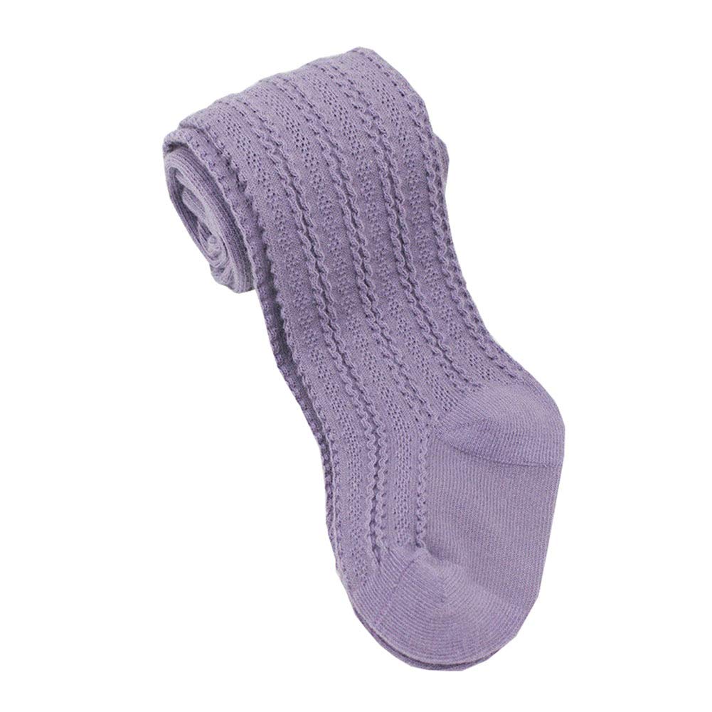 Kinderen Kid Meisjes Solid Cindy Kleur Katoen Strakke Peuter Meisje Been Warmer Herfst Winter Warm Baby Panty 6M-3Y: Paars / 12m
