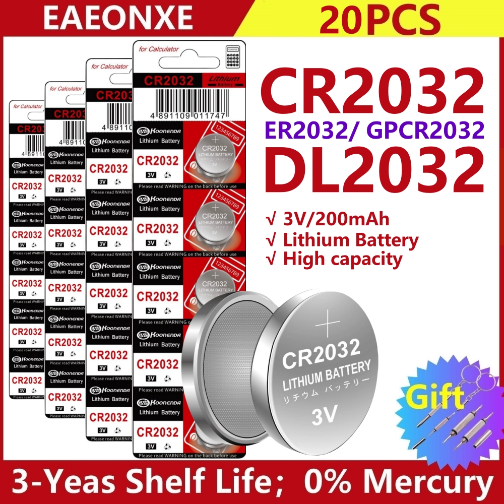20Pcs cr2032 Battery cr2032 Pilas CR2025 CR2016 batteria CR1632 CR1220 CR1616 CR1620 CR1625 CR2450 CR2430 LR41 LR1130 LR43 LR44: PURPLE