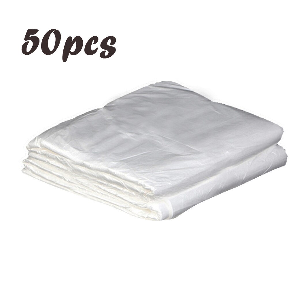 Waterproof Disposable Hair Salon Capes Washing Pads Shampoo Cape Hair Salon Disposable Waterproof Hair Washing Pad Clear Shampoo: 50pcs