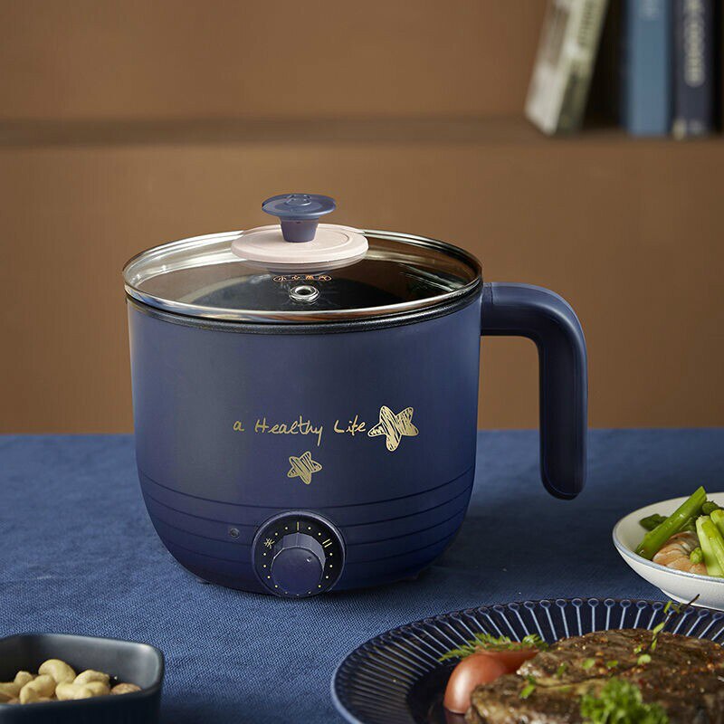 Mini Electric Rice Cooker 1.2L Non-stick Cooking Machine Single/Double Layer Pot Multifunction 220V DRG-E12C1