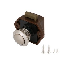 Pulsante cassetto armadio serratura serratura caravan furgone barca serratura alluminio camper armadietto fermo per mobili: marrone 1