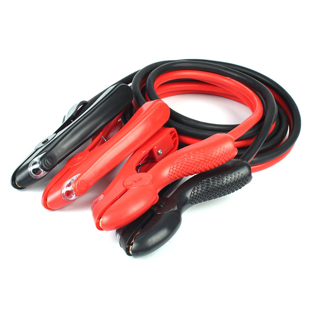 10ft 2000A Battery Booster Jump Starter Cables Crocodile Clip 12V Copper Practical and Durable Car Truck Battery Charging Cables