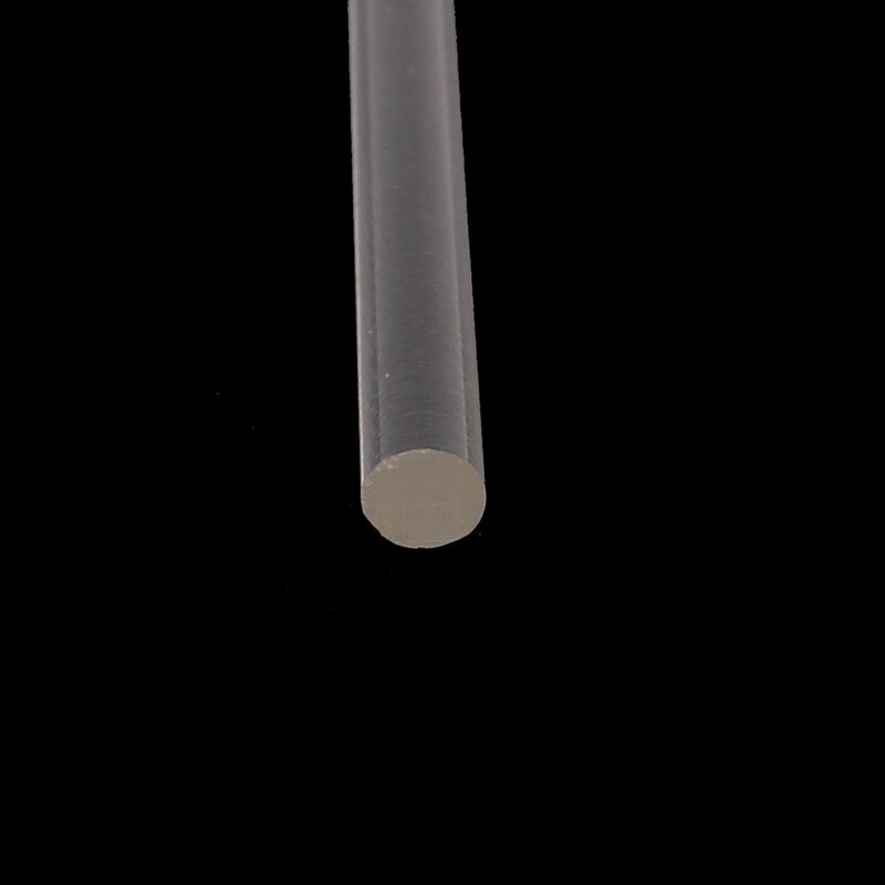 3 mmx 250mm rund form massiv akrylstang pmma ekstruderet stang klar 2 stk