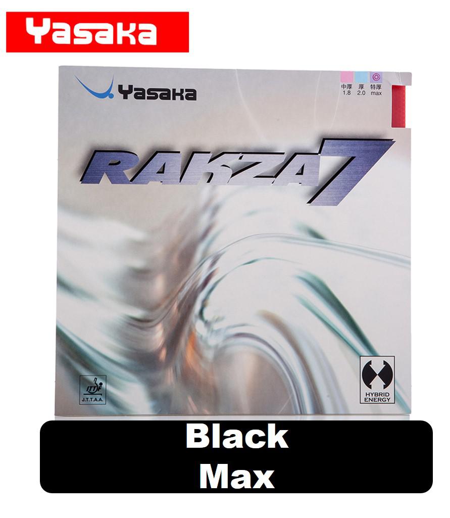 Yasaka Original RAKZA 9 RK9 RK 7 RK 7 SOFT Pimples In Table Tennis Rubber hybid energy Pips-In Ping Pong Sponge Tenis De Mesa: RK  7  max black