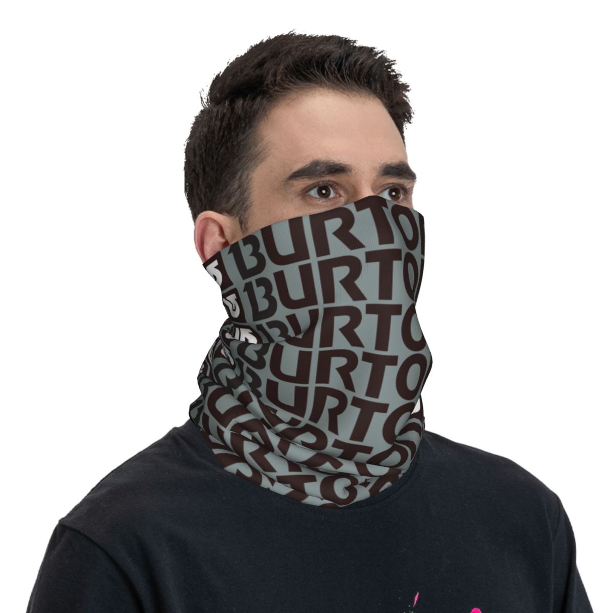 Custom Burtons Arrow Logo Snowboards Winter Headband Neck Warmer Men Women Ski Running Tube Scarf Face Bandana Gaiter