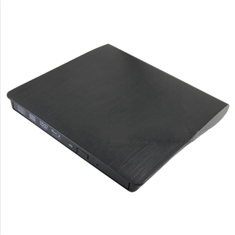 Extern bluray dvd-enhet usb 3.0 smal bluray blu ray 3d dvd cd-enhet för bärbar dator mac desktop windows mac os linux: Default Title