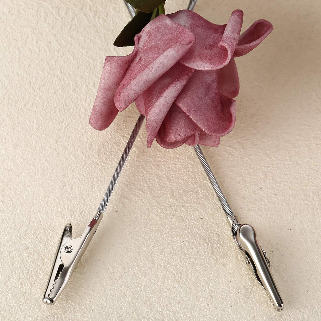 10 x krokodillenklemmen van metaal met draadsteel, alligatorklemmen voor memokaarthouders