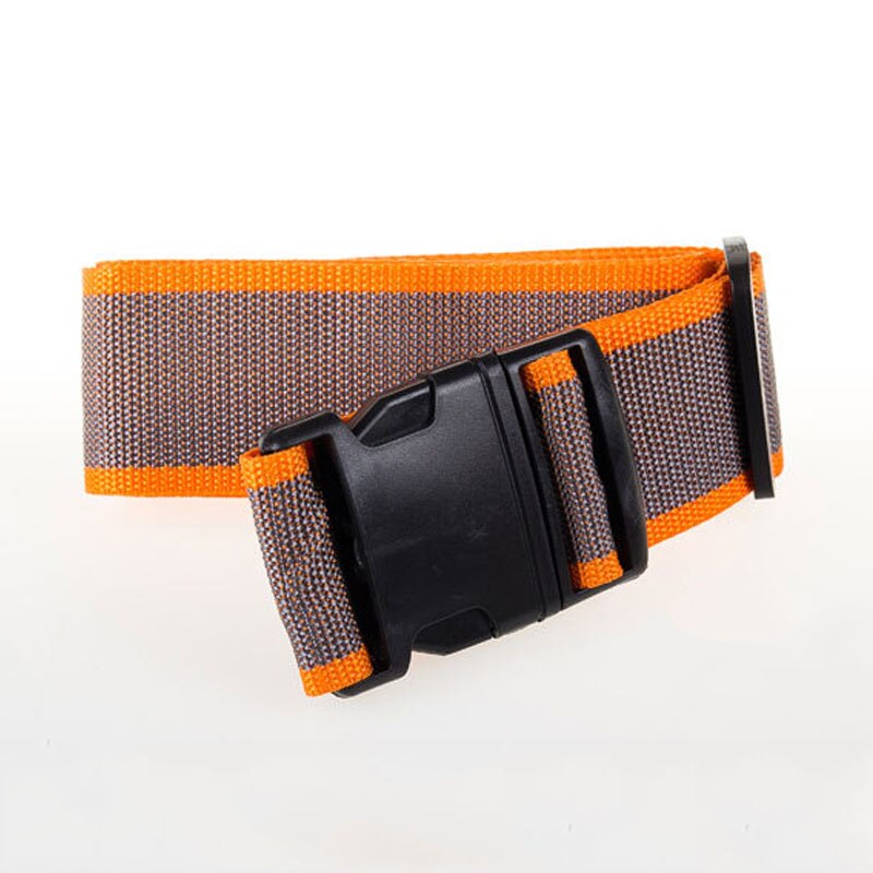 200CM Travel Luggage Strap Adjustable Luggage Belt Packing Strap Lock Suitcase Belt Luggage Protective Strap Baggage Belts Tags: Gray Orange