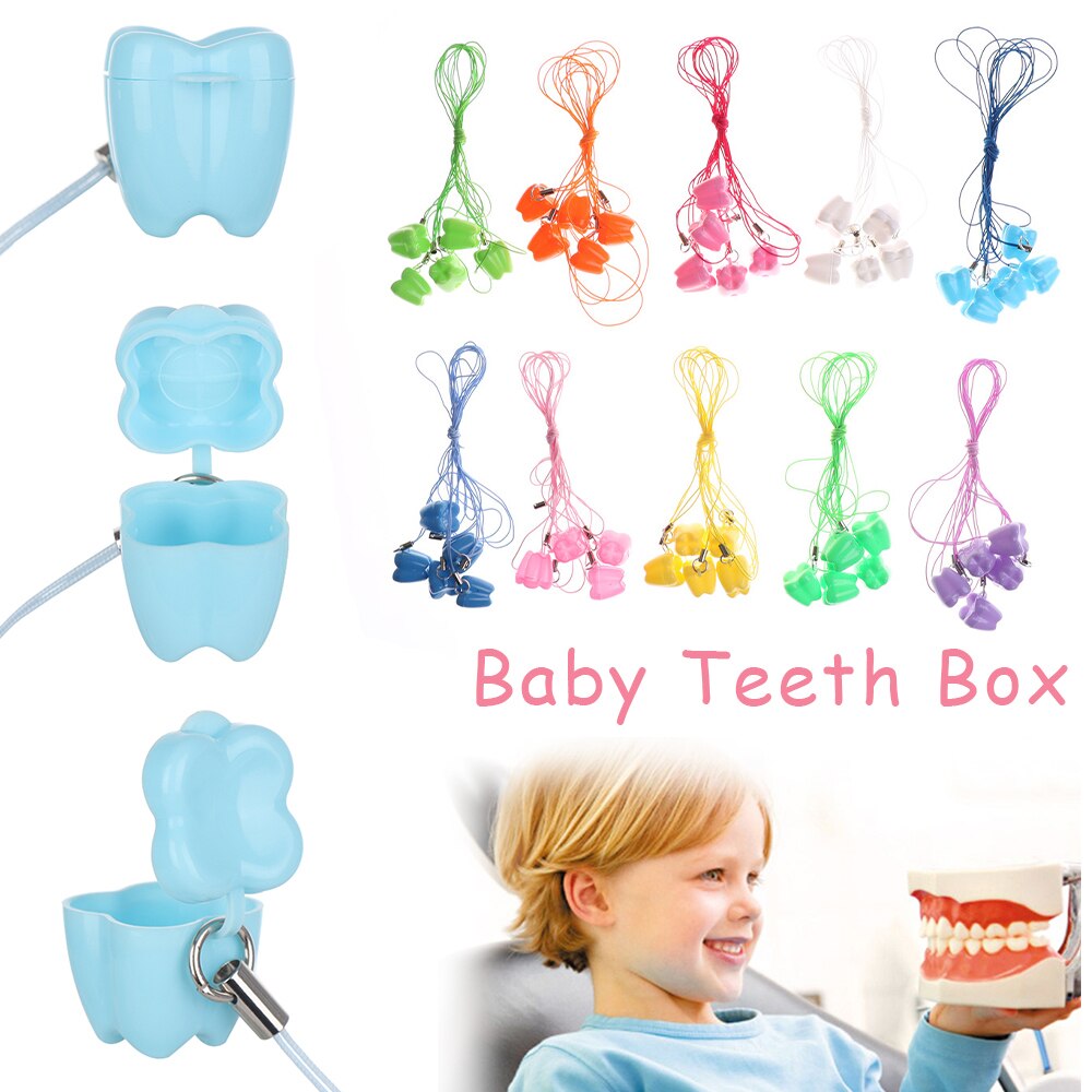 10 stk kinder-milch zähne lagerung boxen zahn form kindheit souvenir sparen zähne box kid zähne sammeln mini container