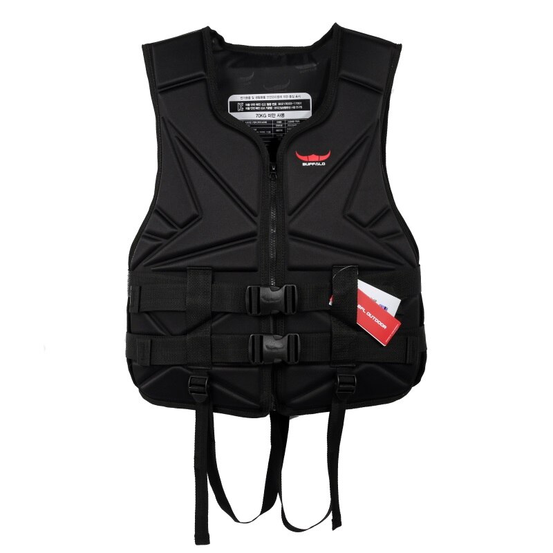 Owlwin Tiener Zwemvest Reddingsvest Mannen Vrouwen 20-85Kg Mint Groen Zwart Dubbelzijdig Lamineren Epe Schuim in Vest Kan Verwijderbare: Black / Xl