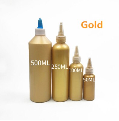 Goud Verf 500Ml Acryl Verf Hout Vernis Smaakloos Waterbasis Lak, voor Textiel Tekening Muur Handgeschilderde Ambachten Zwevende