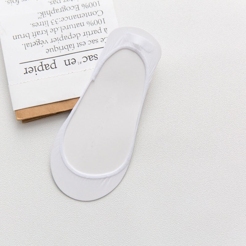 [EIOISAPRA] Producto Primavera Verano cristal seda confort calcetines mujeres Casual antideslizante acolchado Meias Sokken: 2