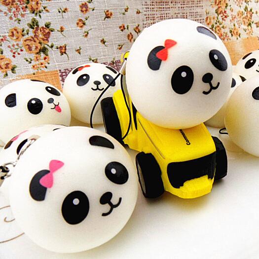 4Style décompression Panda jouets Kawaii porte-clés Anti-Stress adulte jouet décompression caoutchouc garçons de noël au hasard Panda