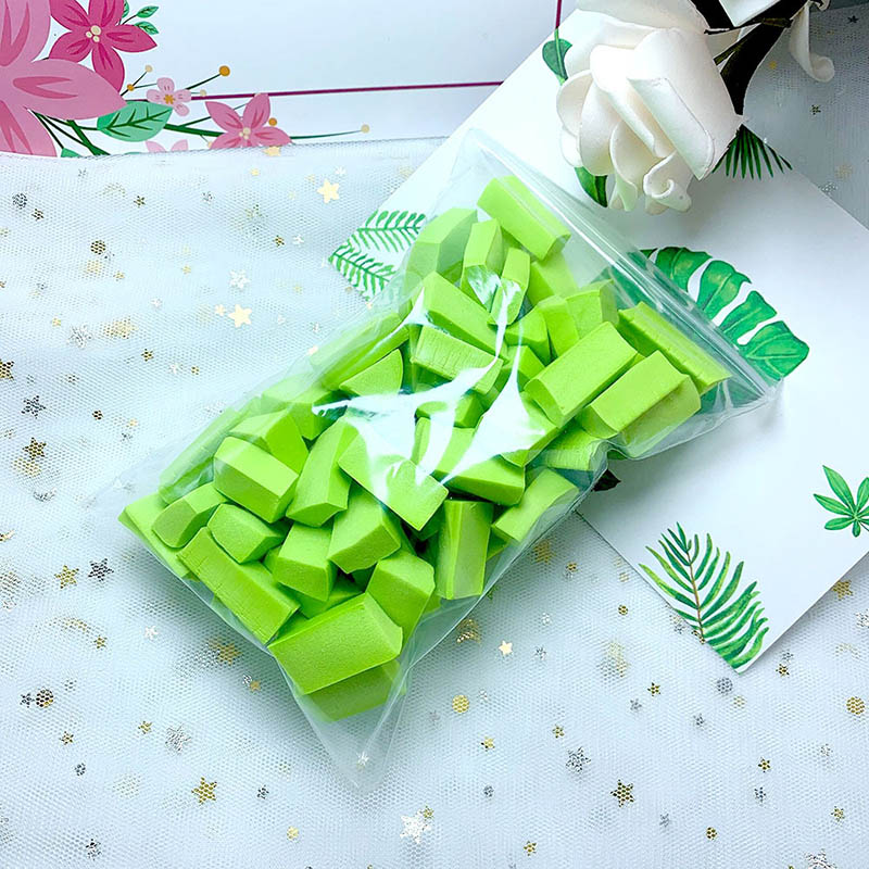 70pcs Sponge Chunks Addition for Slime Supplies Lizun Accessories Filler Charms for Slime Bead Foam Clay Mud Decoration: Green