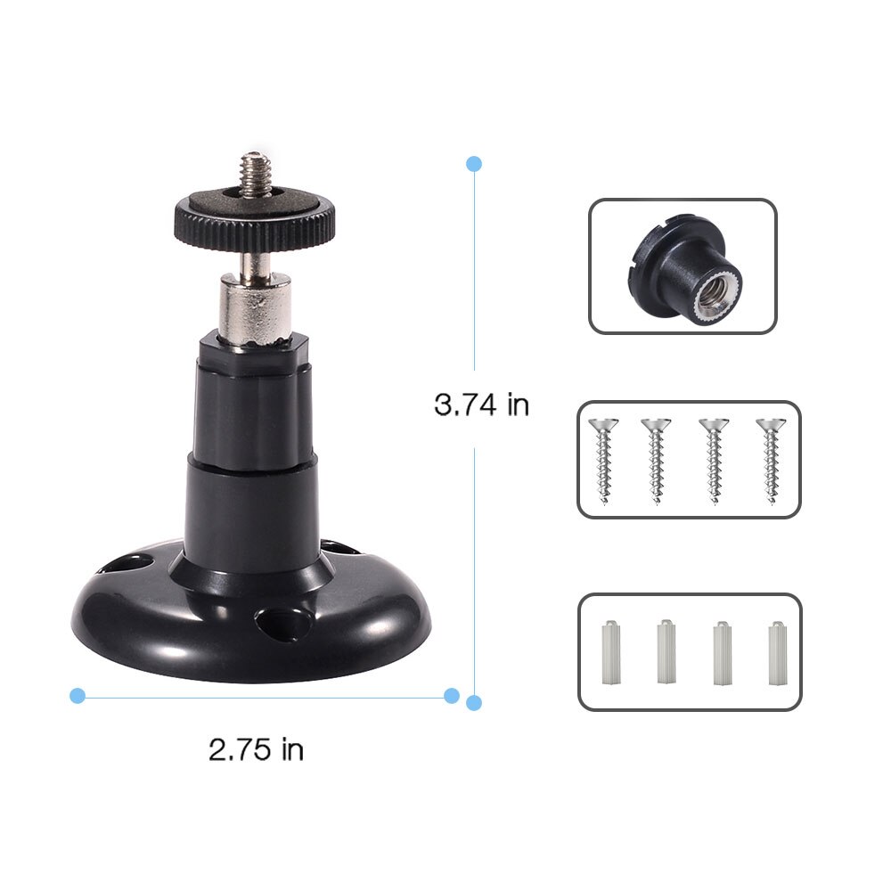 2 Packs Mount Bracket for Blink XT Camera Security Camera System Weatherproof 360 Degree Protective Adjustable Mount