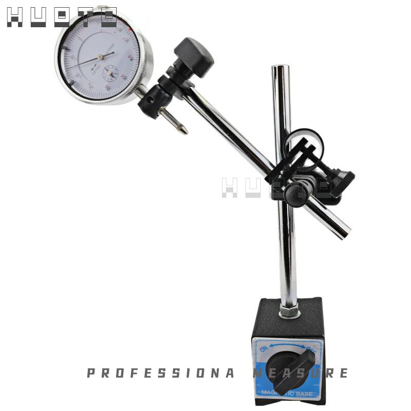Magnetic base with fine adjustment Universal Large Dial Test Indicator Gauge Magnetic Stand holder For Equipment Calibration