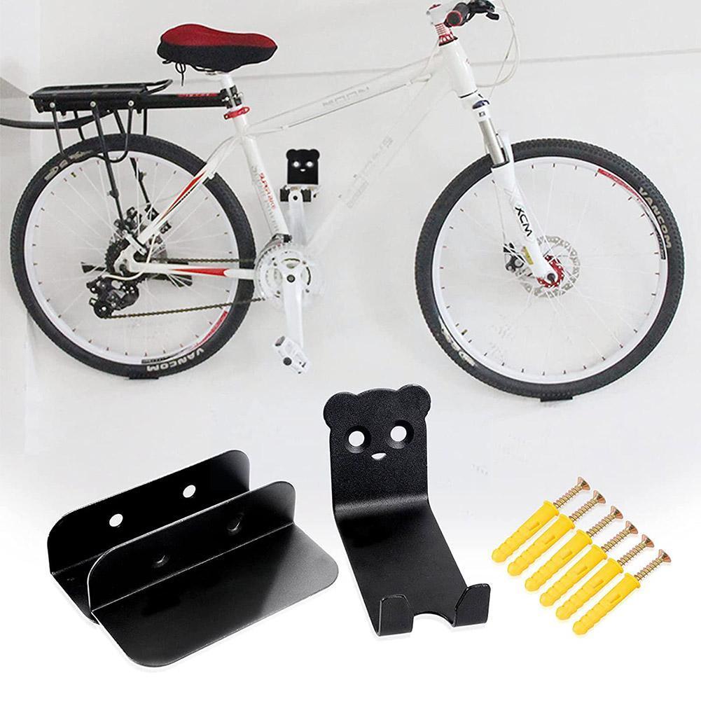 1pcs Bike Wall Mount Stand Mtb Road Bike Steel Rack Bicycle Mount Holder Duty Parking Pedal Accessorie Stands Heavy Cycling